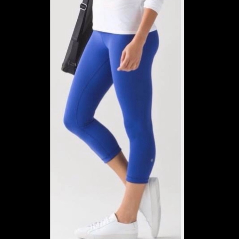 Wunder Under Crop Low Rise Royal Blue
